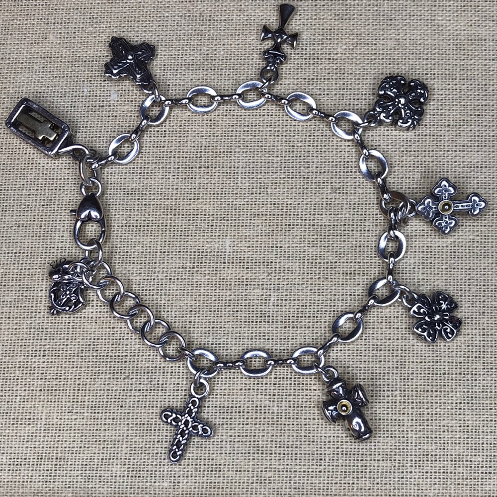 Brighton Eternity Cross Bracelet NWOT NEW